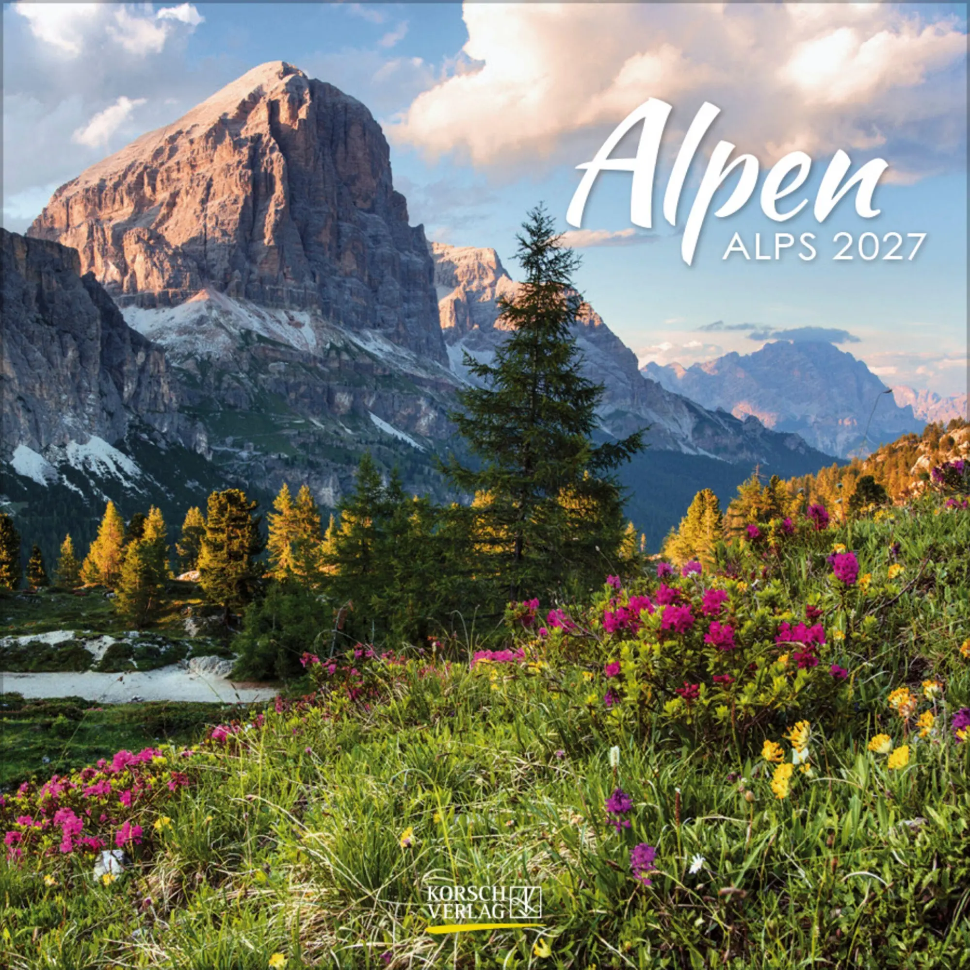 Cover: 9783819300790 | Alpen 2027 | Broschürenkalender mit Ferienterminen. Format: 30 x 30 cm