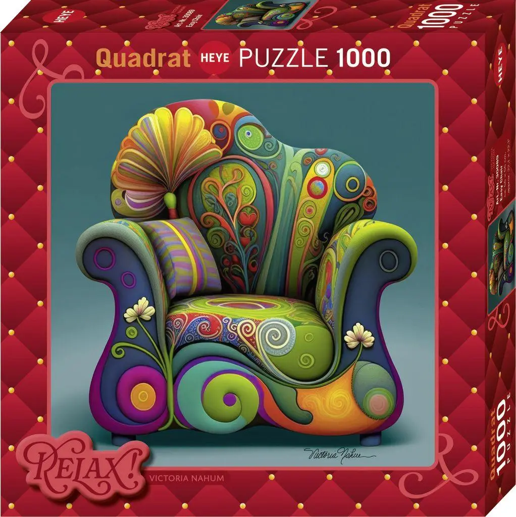Cover: 4001689300890 | Easy Chair | 1000 Teile | Spiel | Art Lab Puzzlereihe Heye | 30089