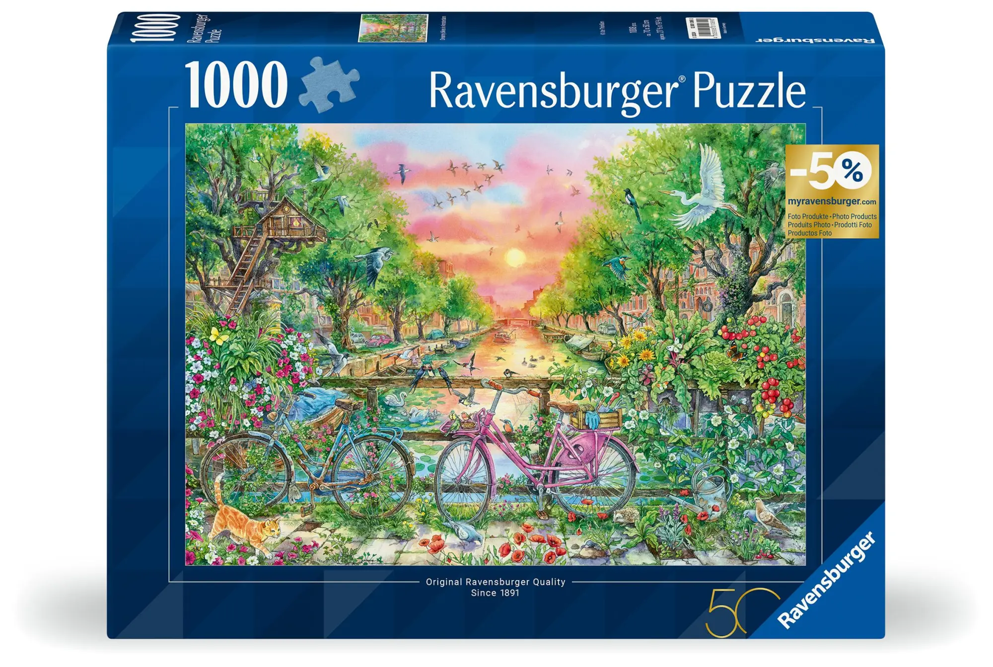 Cover: 4005555010890 | Erwachsenenpuzzle 1000 Teile - Amsterdam | Spiel | 12001089 | Deutsch