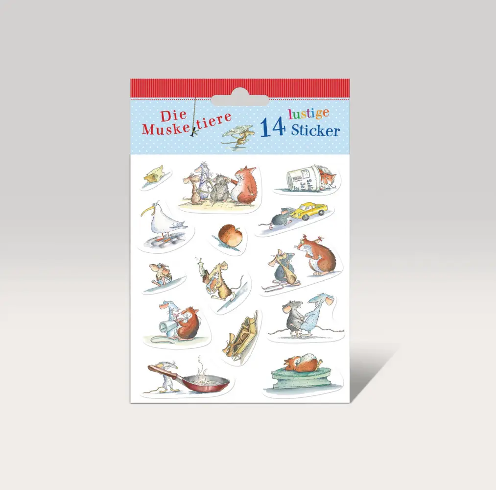 Cover: 4250938800890 | Die Muskeltiere - 14 Sticker | Ute Krause | Medienkombination | 2021
