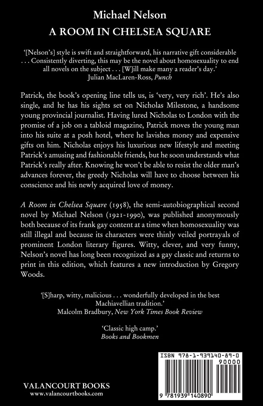 Rückseite: 9781939140890 | A Room in Chelsea Square | Michael Nelson | Taschenbuch | Englisch