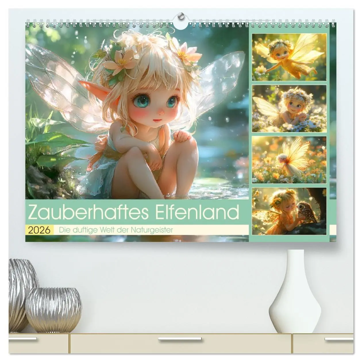 Cover: 9783457330890 | Zauberhaftes Elfenland. Die duftige Welt der Naturgeister...