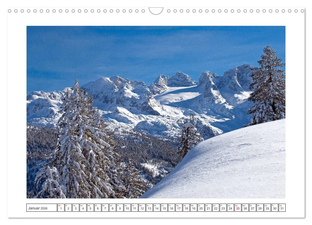 Bild: 9783457400890 | Herzliche Grüße aus Gosau (Wandkalender 2026 DIN A3 quer), CALVENDO...