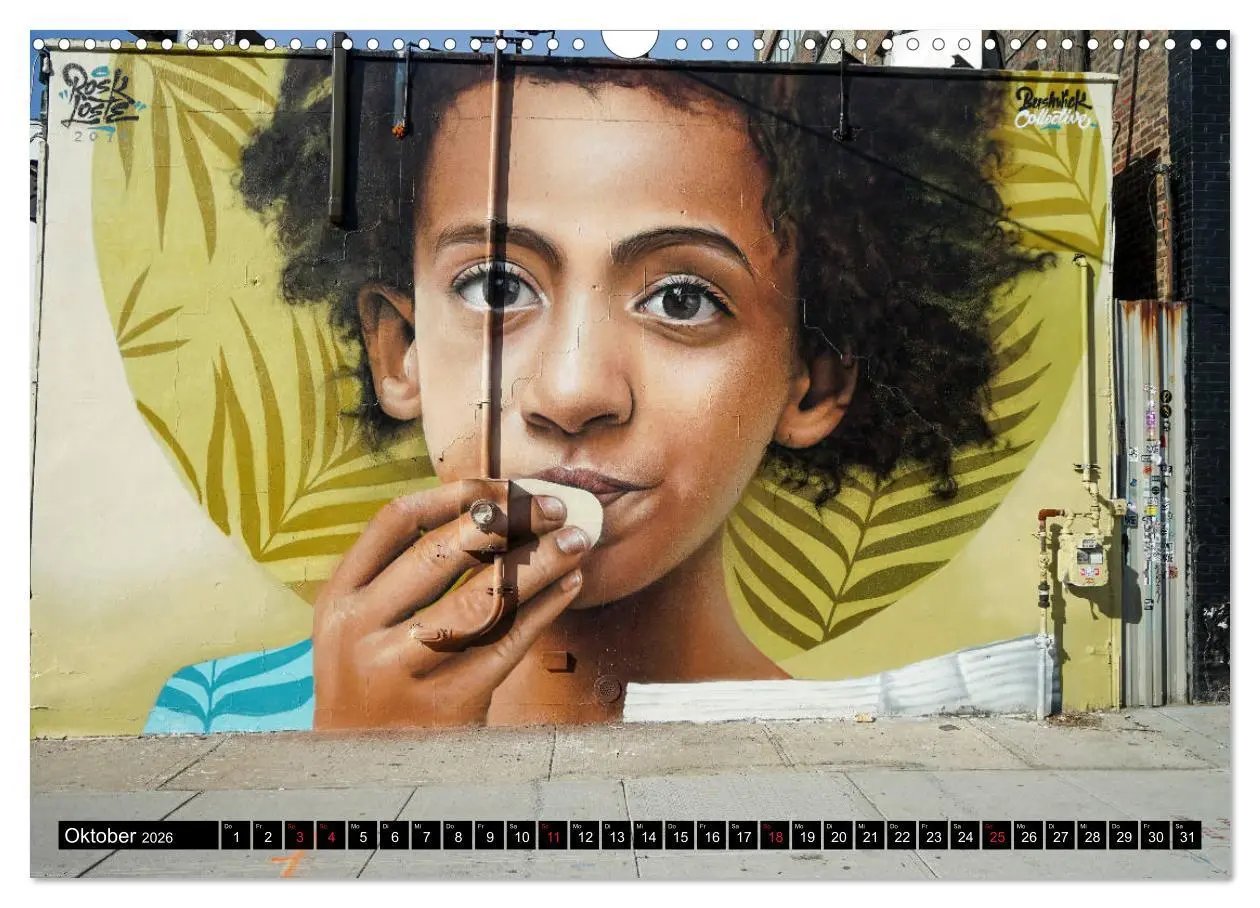 Bild: 9783457710890 | Bushwick Street Art (Wandkalender 2026 DIN A3 quer), CALVENDO...