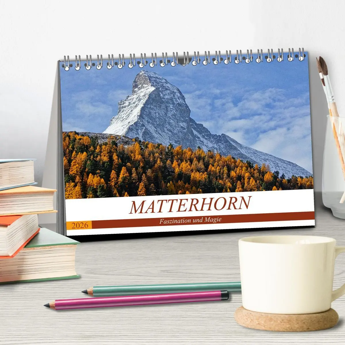 Bild: 9783457880890 | MATTERHORN. Faszination und Magie (Tischkalender 2026 DIN A5 quer),...