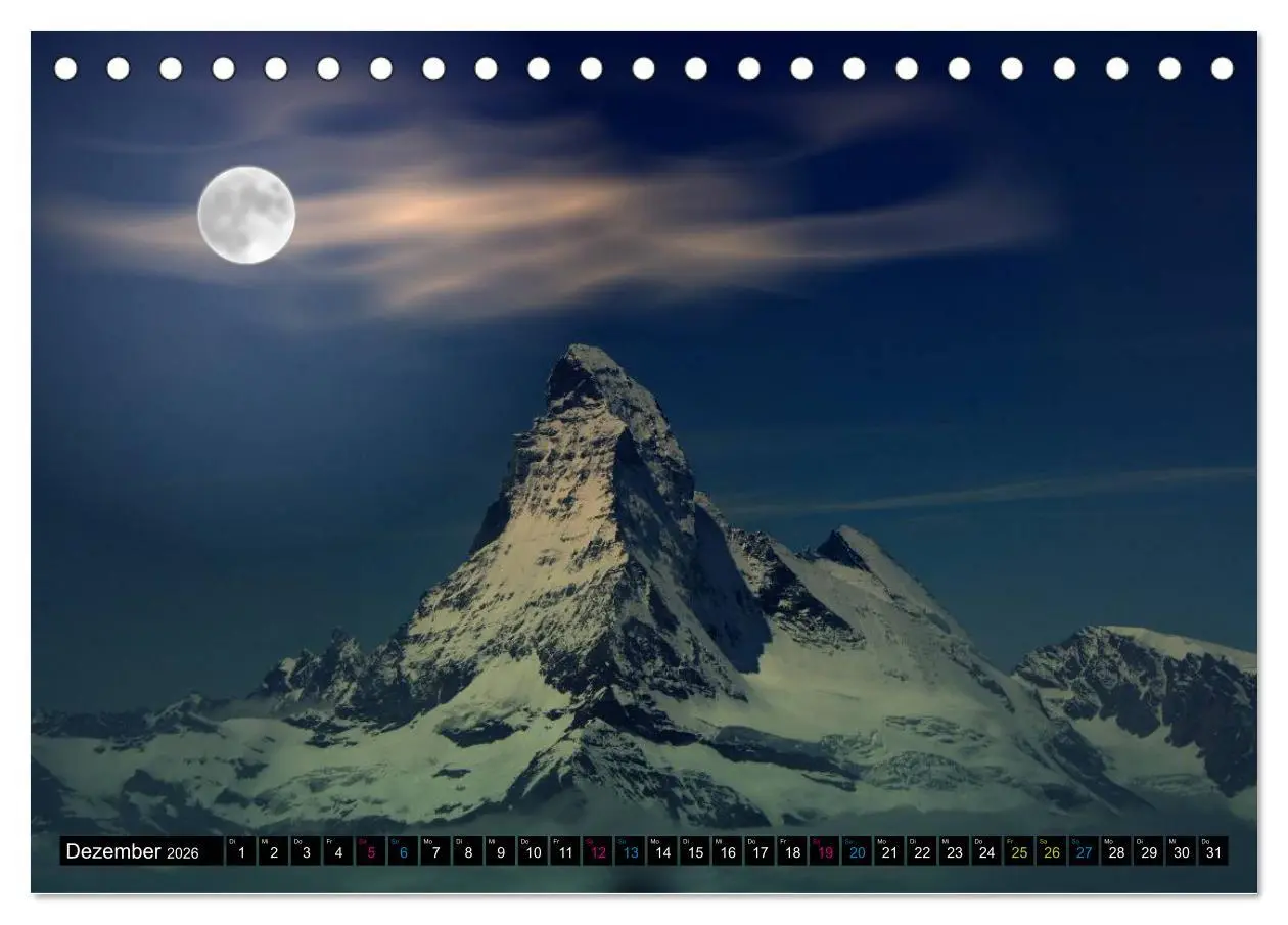 Bild: 9783457880890 | MATTERHORN. Faszination und Magie (Tischkalender 2026 DIN A5 quer),...