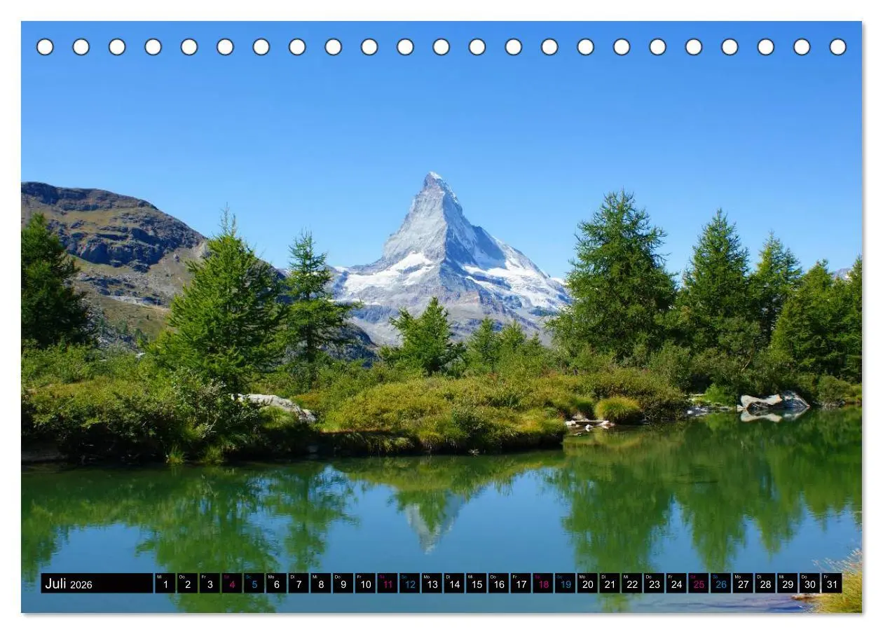 Bild: 9783457880890 | MATTERHORN. Faszination und Magie (Tischkalender 2026 DIN A5 quer),...