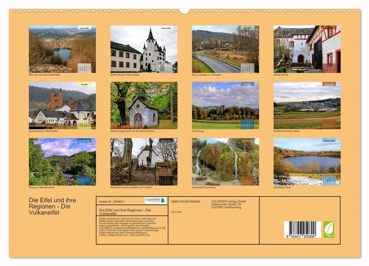 Bild: 9783457950890 | Die Eifel und ihre Regionen - Die Vulkaneifel (hochwertiger Premium...