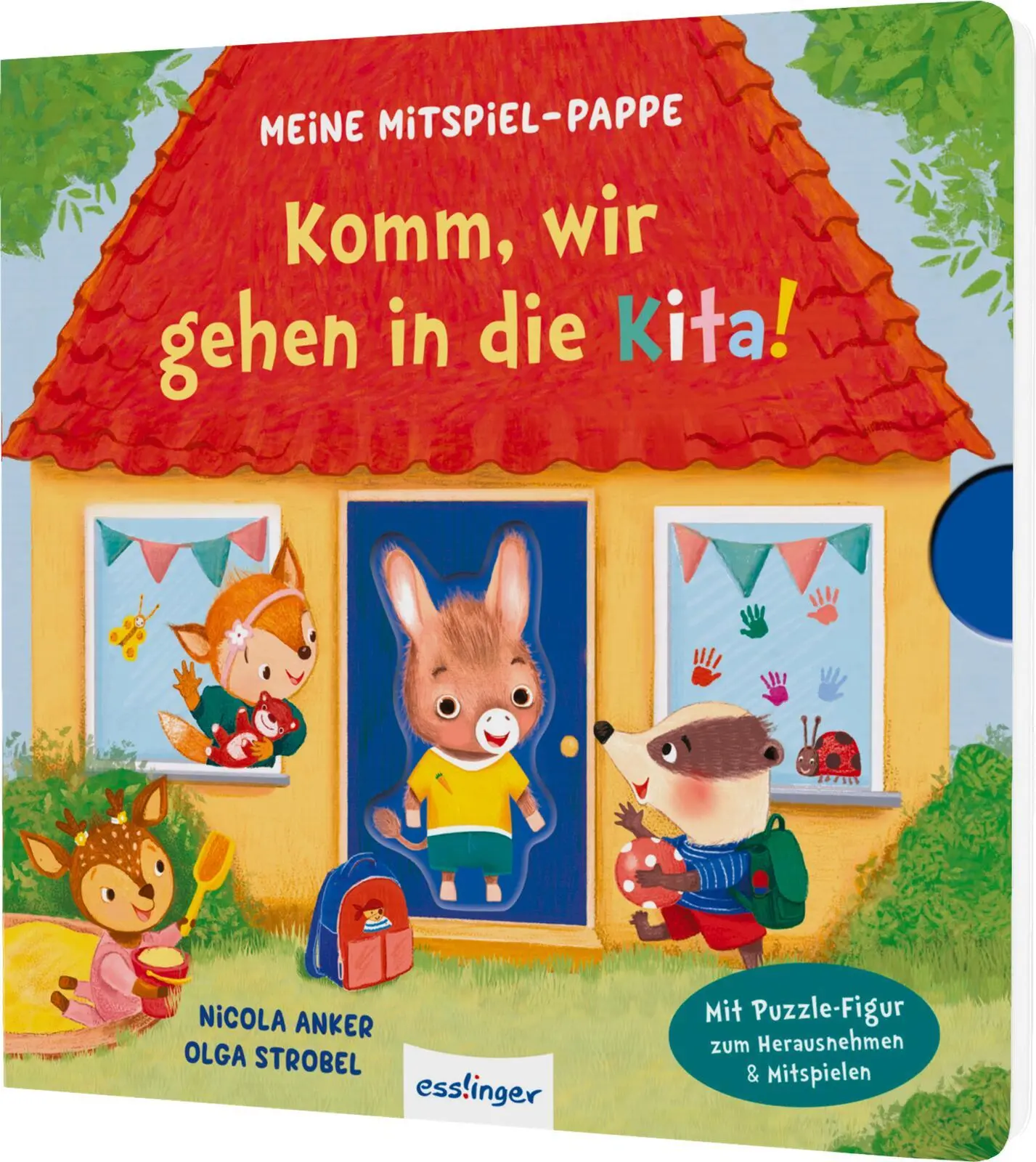Cover: 9783480240890 | Meine Mitspiel-Pappe: Komm, wir gehen in die Kita! | Nicola Anker