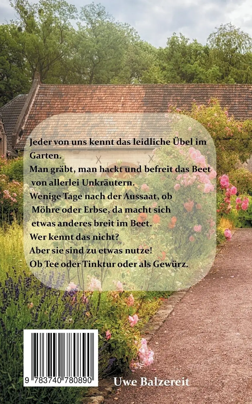 Rückseite: 9783740780890 | Unkraut oder Heilkraut | Uwe Balzereit | Taschenbuch | 64 S. | Deutsch