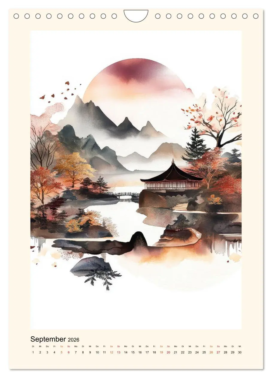 Bild: 9783457250990 | Japan - Momente der Stille (Wandkalender 2026 DIN A4 hoch),...