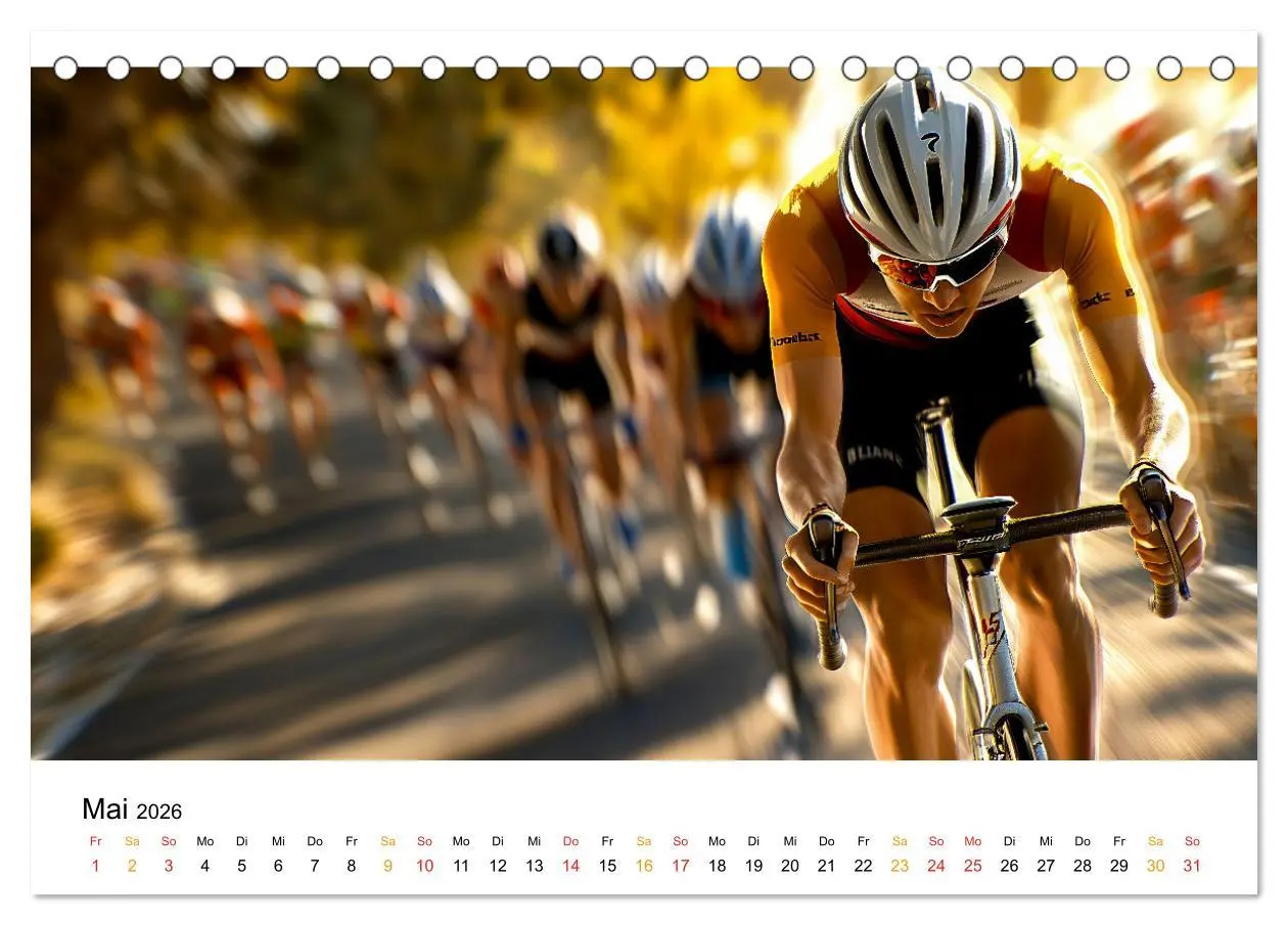 Bild: 9783457320990 | Triathlon Power (Tischkalender 2026 DIN A5 quer), CALVENDO...