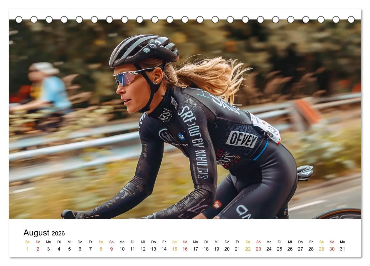 Bild: 9783457320990 | Triathlon Power (Tischkalender 2026 DIN A5 quer), CALVENDO...