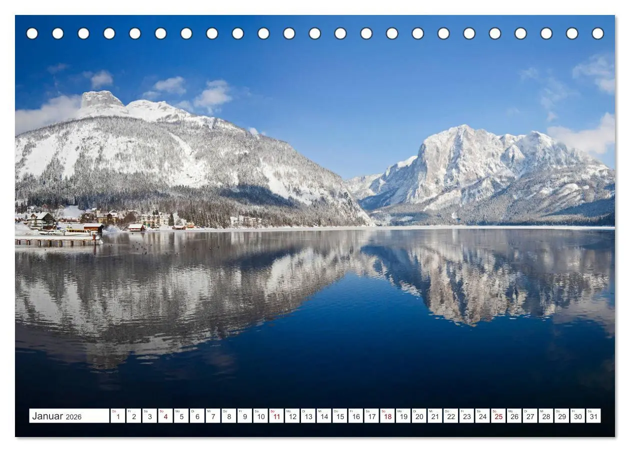 Bild: 9783457870990 | Das schöne Ausseerland (Tischkalender 2026 DIN A5 quer), CALVENDO...
