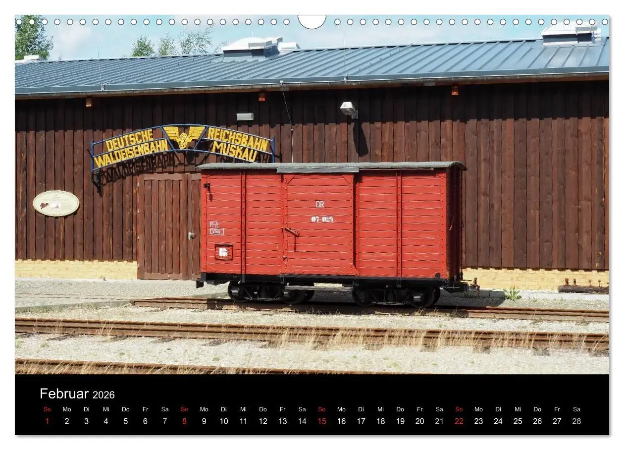 Bild: 9783516030990 | Waldeisenbahn Bad Muskau (Wandkalender 2026 DIN A3 quer), CALVENDO...