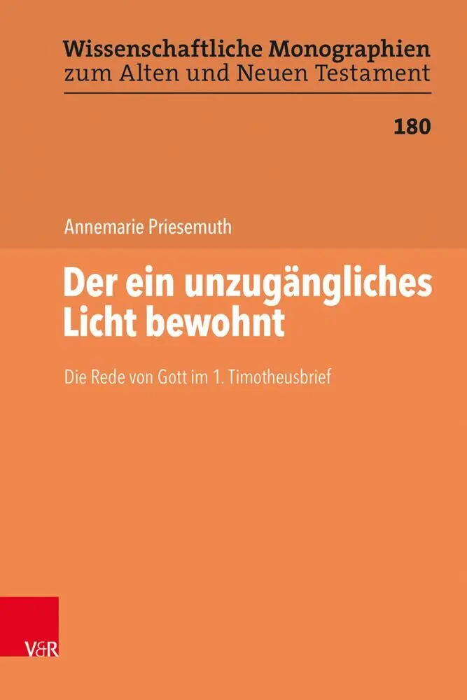 Der ein unzugängliches Licht bewohnt - Neuware