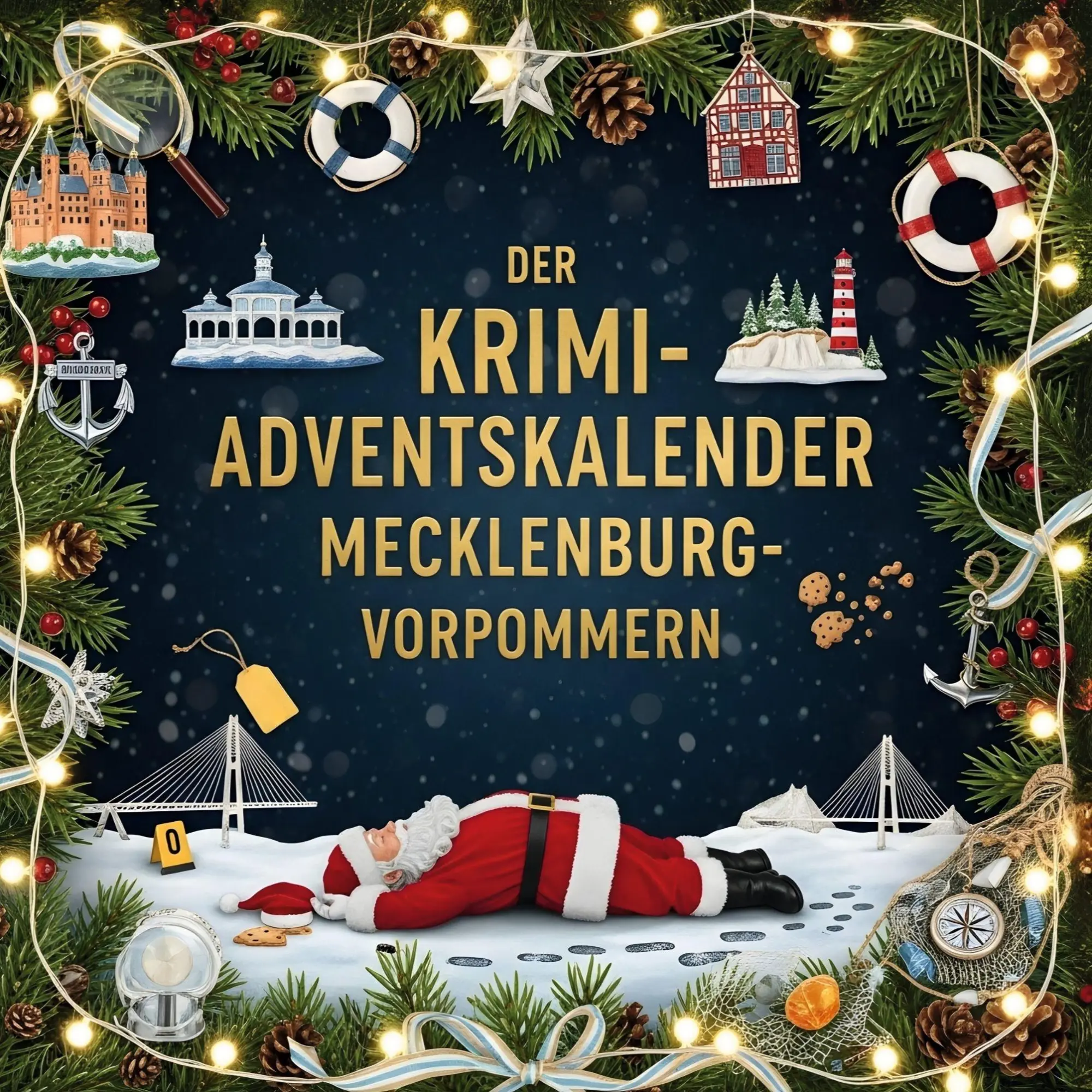 Cover: 9783695300990 | Der Krimi-Adventskalender Mecklenburg-Vorpommern | Alexander Vogel