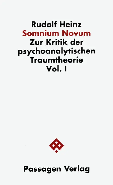 Cover: 9783851650990 | Somnium novum. Zur Kritik der psychoanalytischen Traumtheorie /...