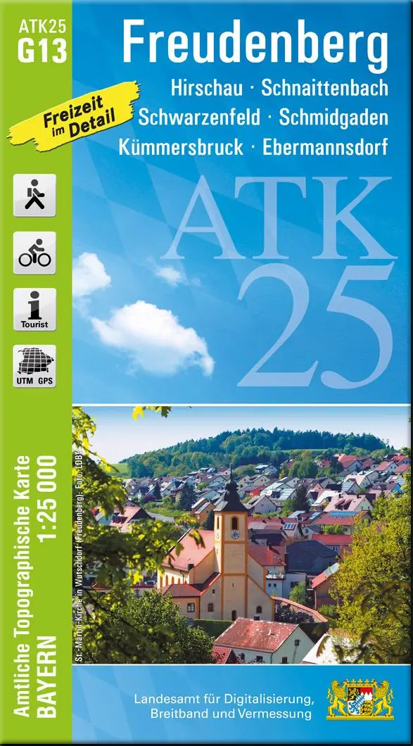 Cover: 9783987760990 | ATK25-G13 Freudenberg (Amtliche Topographische Karte 1:25000) | 2025