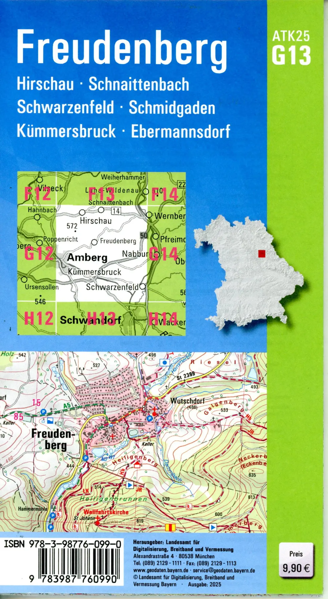 Bild: 9783987760990 | ATK25-G13 Freudenberg (Amtliche Topographische Karte 1:25000) | 2025