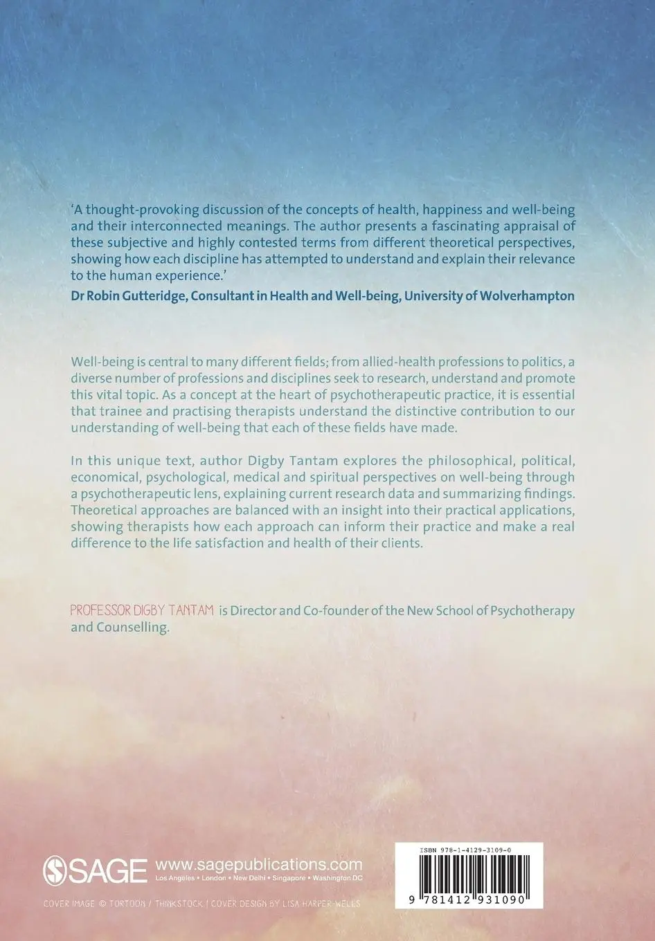 Rückseite: 9781412931090 | Emotional Well-being and Mental Health | Digby Tantam | Taschenbuch