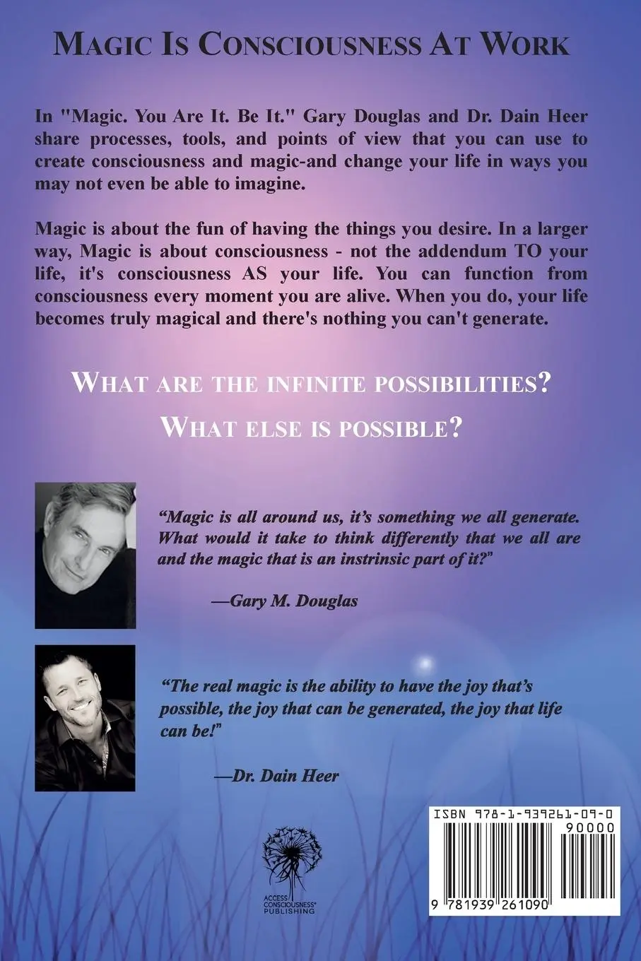 Rückseite: 9781939261090 | Magic. You Are It. Be It. | Heer (u. a.) | Taschenbuch | Englisch