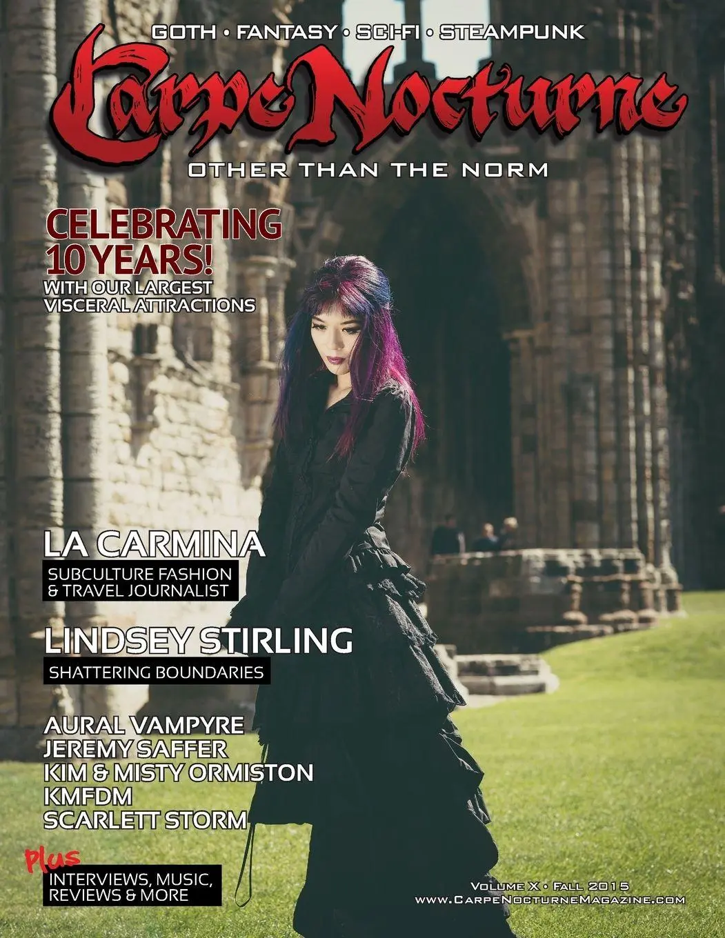 Cover: 9781941901090 | Carpe Nocturne Magazine Fall 2015 | : Volume X Fall 2015 | Taschenbuch