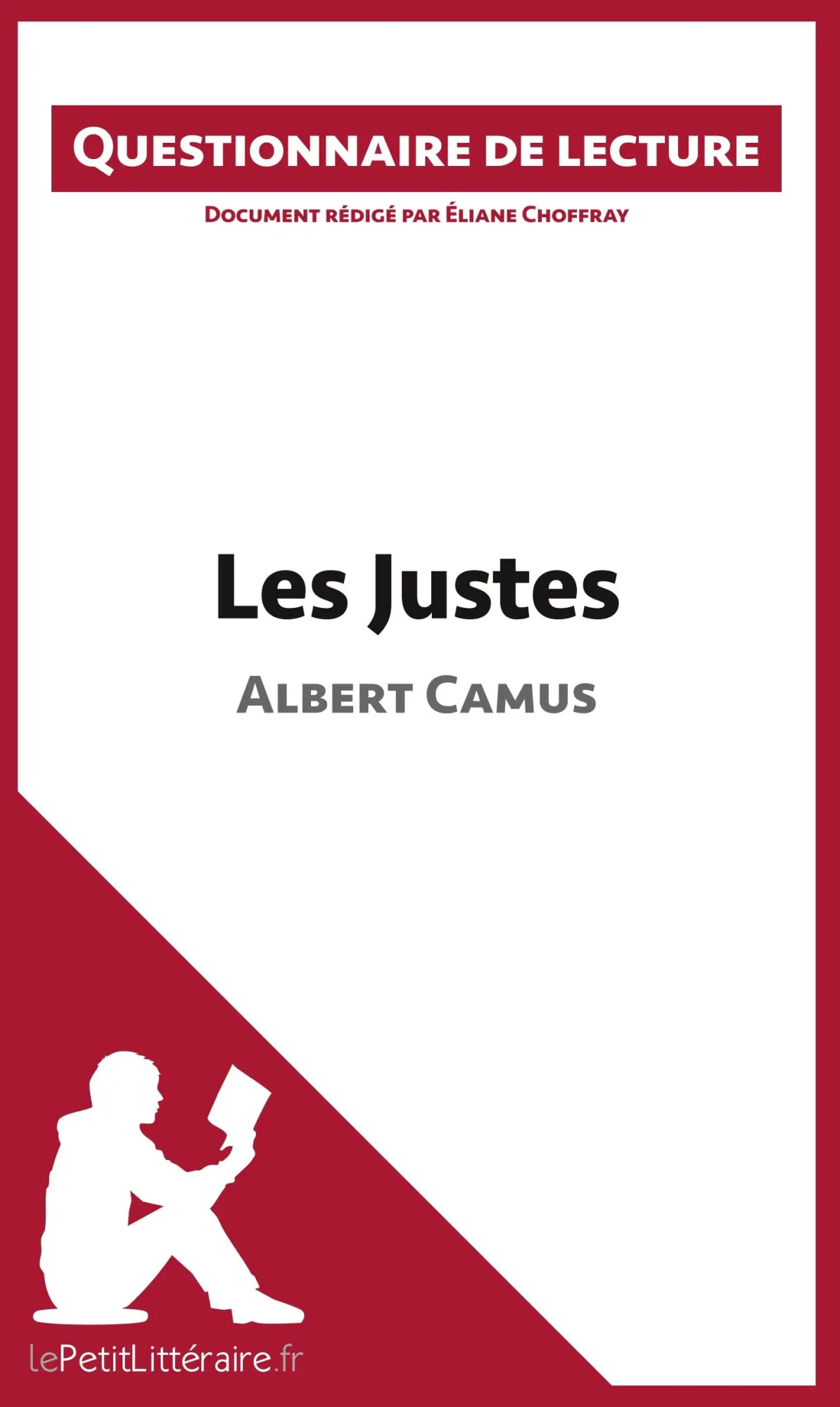 Cover: 9782806261090 | Les Justes d'Albert Camus | Questionnaire de lecture | Taschenbuch
