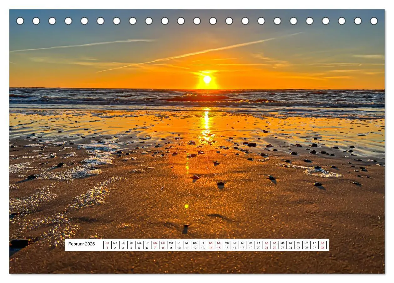 Bild: 9783457451090 | An Dänemarks Küsten (Tischkalender 2026 DIN A5 quer), CALVENDO...