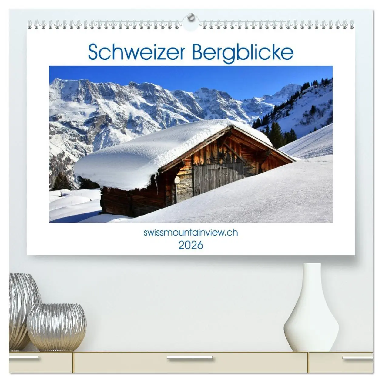 Cover: 9783457761090 | Schweizer Bergblicke (hochwertiger Premium Wandkalender 2026 DIN A2...