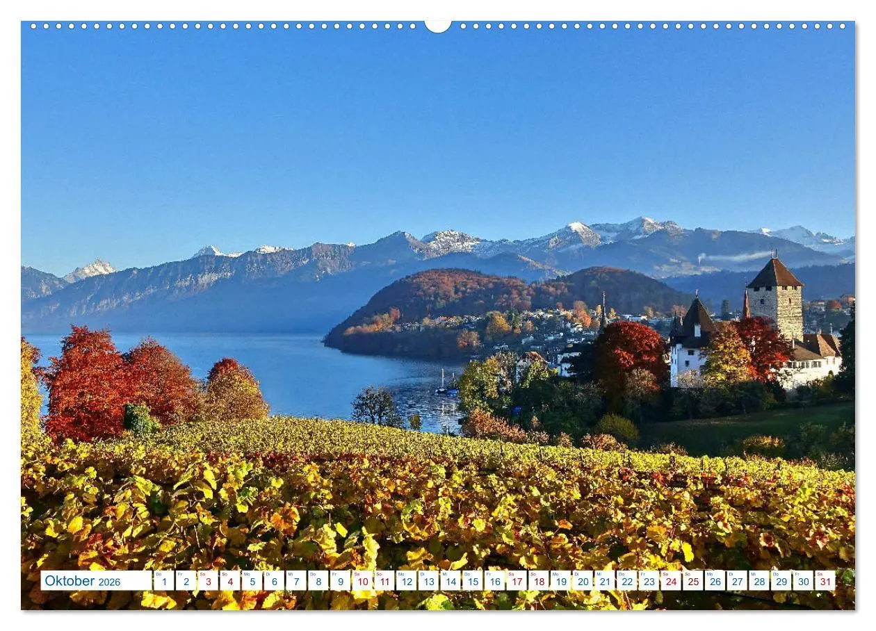 Bild: 9783457761090 | Schweizer Bergblicke (hochwertiger Premium Wandkalender 2026 DIN A2...