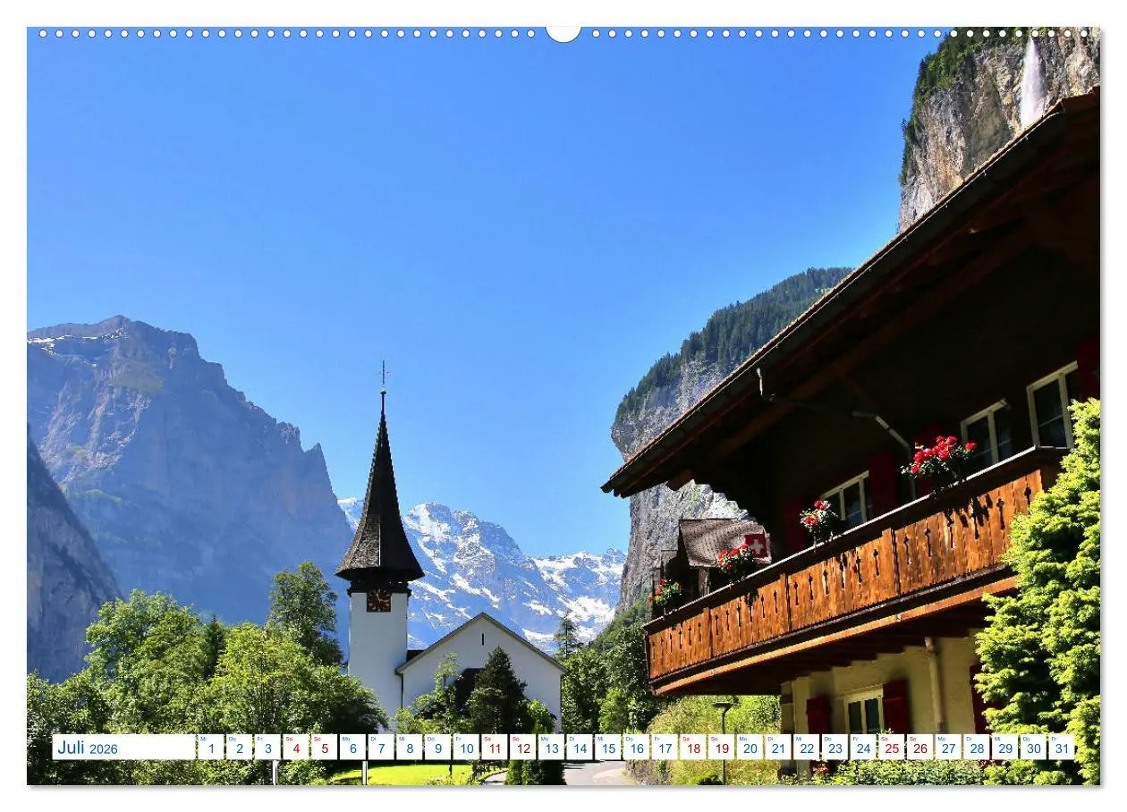 Bild: 9783457761090 | Schweizer Bergblicke (hochwertiger Premium Wandkalender 2026 DIN A2...
