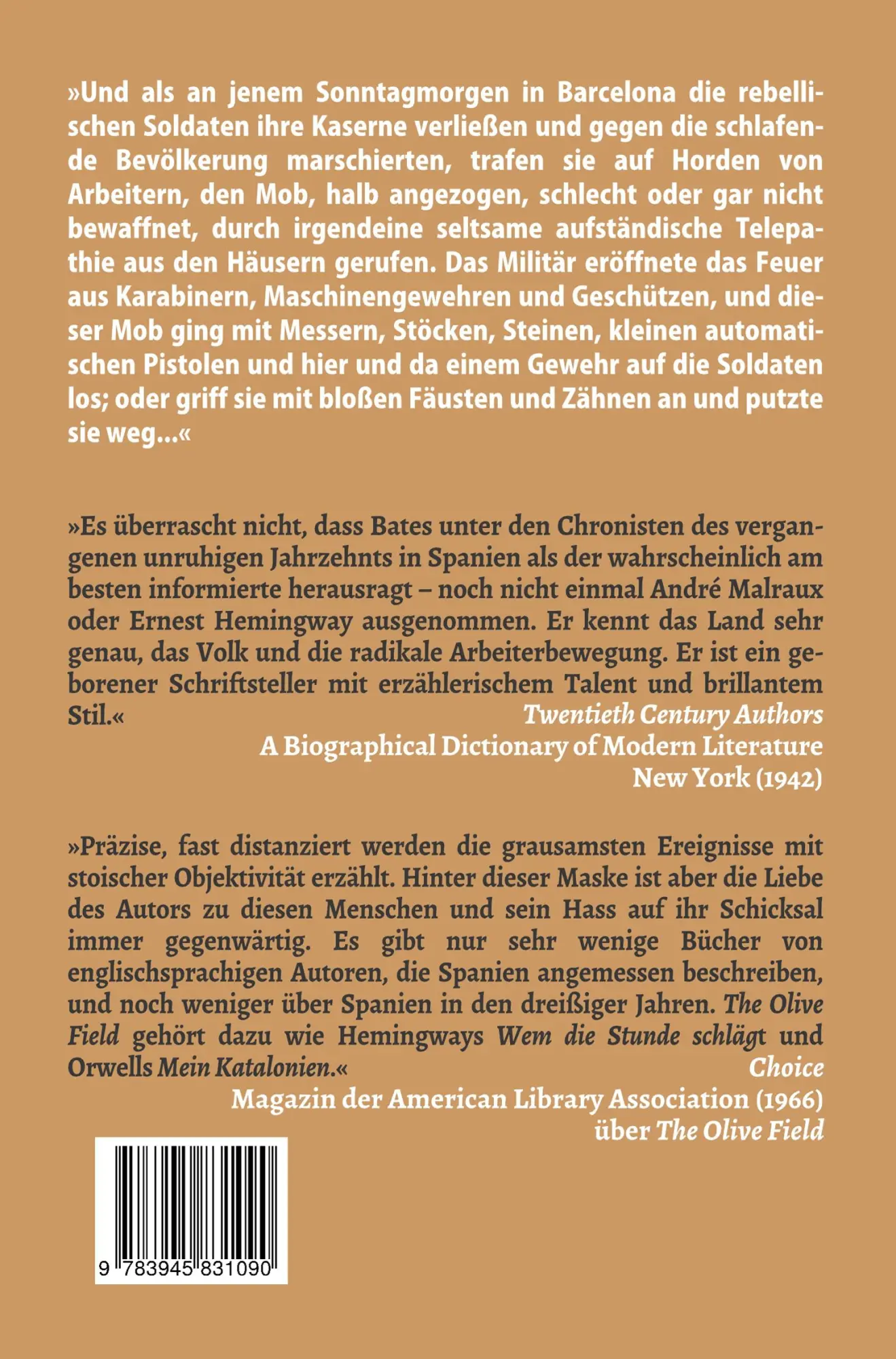 Rückseite: 9783945831090 | Compañero Sagasta brennt eine Kirche ab | Ralph Bates | Taschenbuch