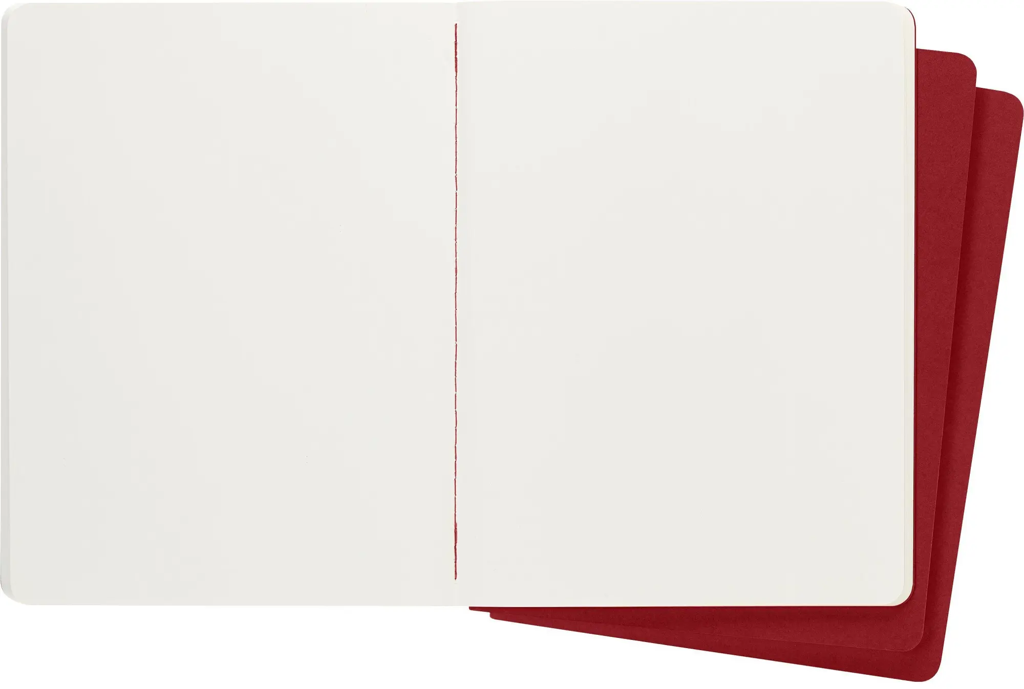 Bild: 9788862931090 | Moleskine Cahier Pocket Plain Red Cover XL. 3er Pack | Taschenbuch