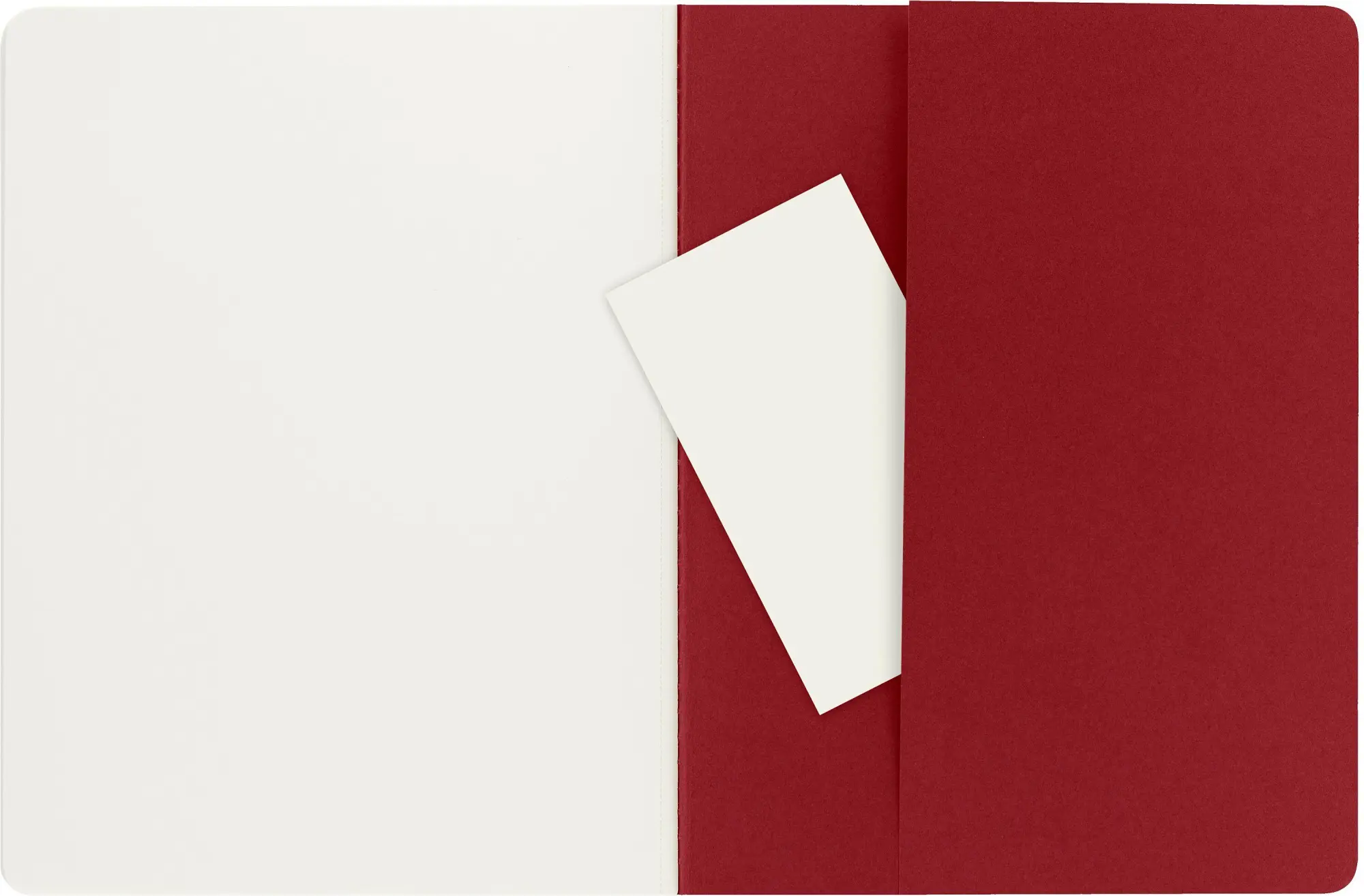 Bild: 9788862931090 | Moleskine Cahier Pocket Plain Red Cover XL. 3er Pack | Taschenbuch