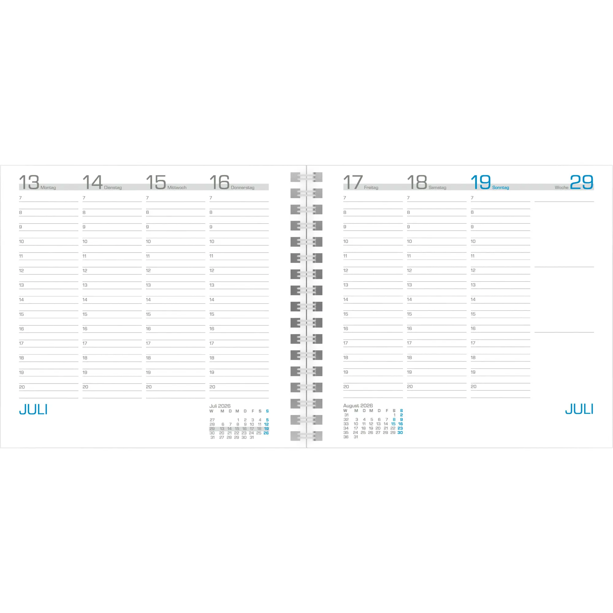 Bild: 4069095001190 | Wochenbuch Assessor 2026 - Bürokalender 15,8x14,7 cm - 1 Woche auf...