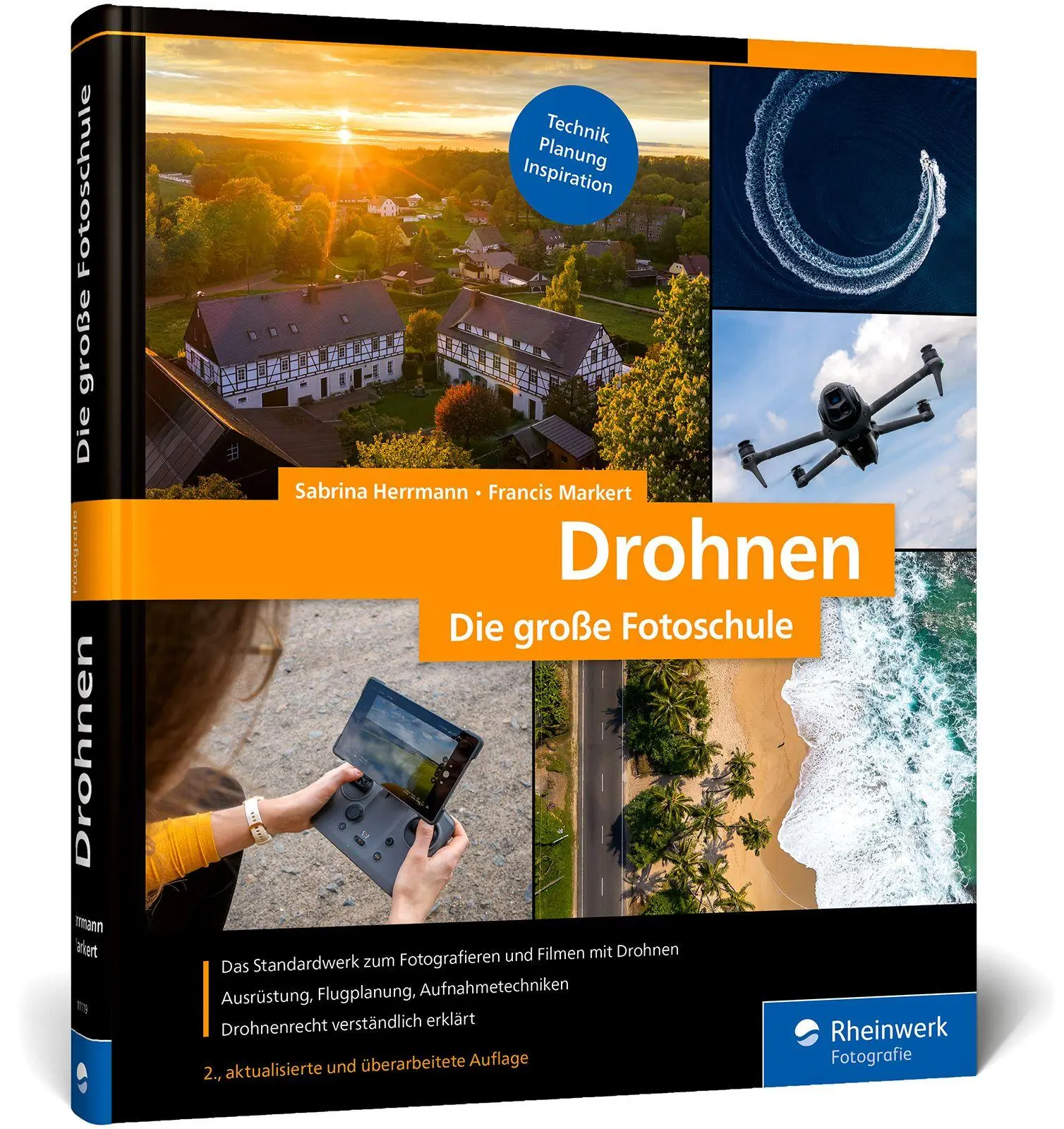 Cover: 9783367111190 | Drohnen | Die große Fotoschule | Sabrina Herrmann (u. a.) | Buch