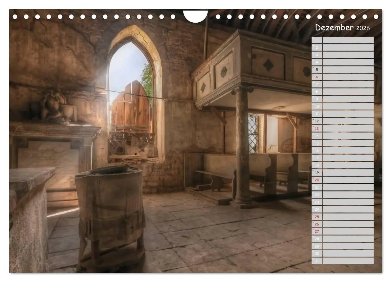 Bild: 9783457991190 | Lost Places - verlassene Orte (Wandkalender 2026 DIN A4 quer),...