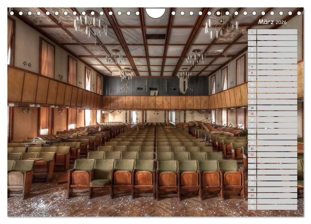 Bild: 9783457991190 | Lost Places - verlassene Orte (Wandkalender 2026 DIN A4 quer),...