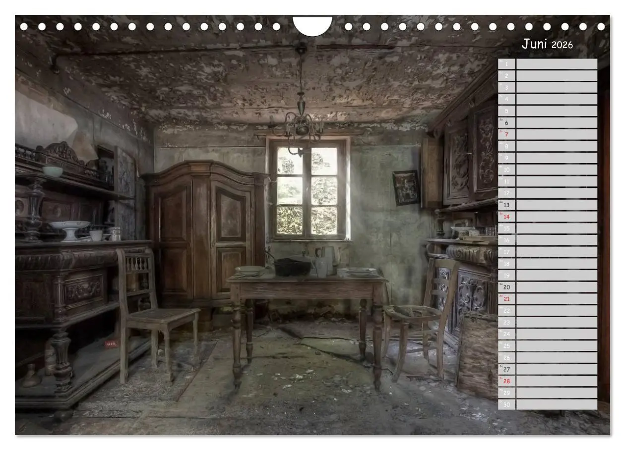 Bild: 9783457991190 | Lost Places - verlassene Orte (Wandkalender 2026 DIN A4 quer),...