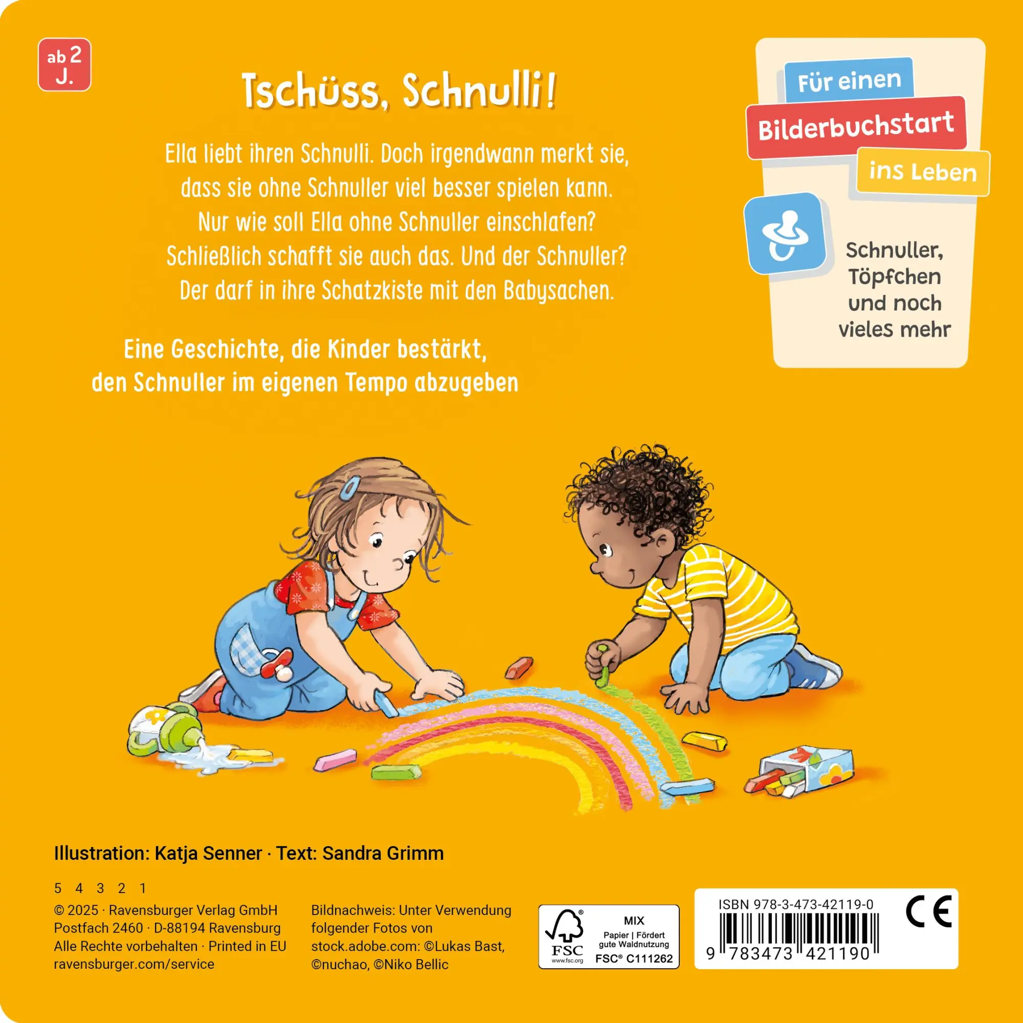 Rückseite: 9783473421190 | Der Schnuller-Schatz | Sandra Grimm | Buch | 20 S. | Deutsch | 2025