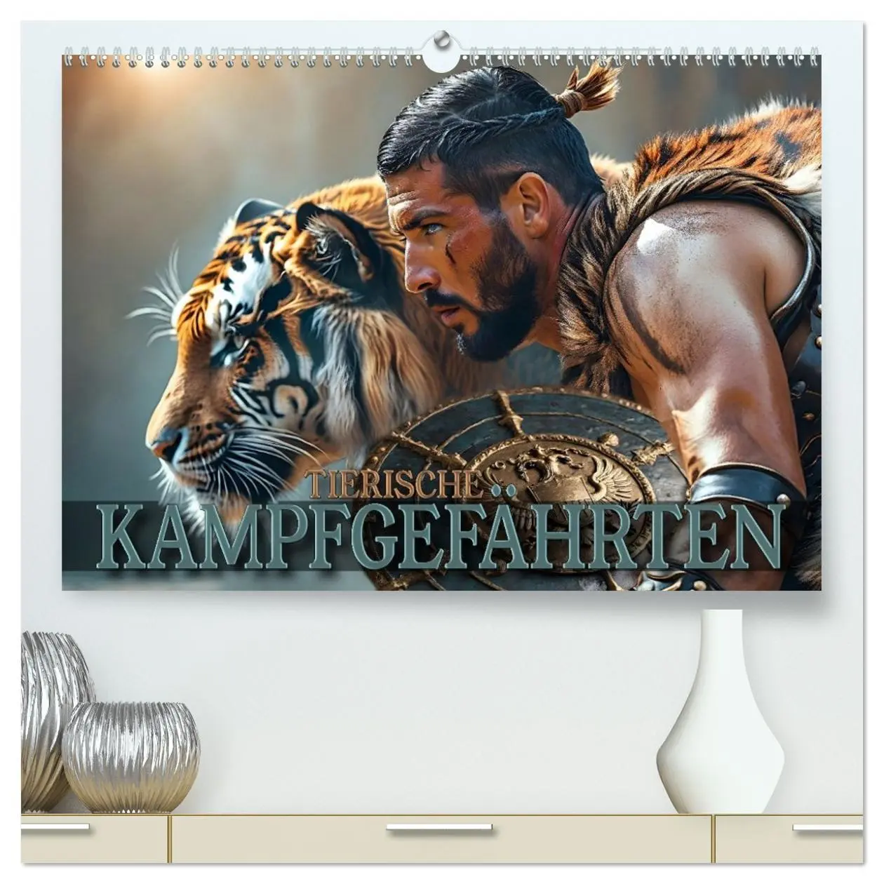 Cover: 9783516601190 | Tierische Kampfgefährten (hochwertiger Premium Wandkalender 2026...