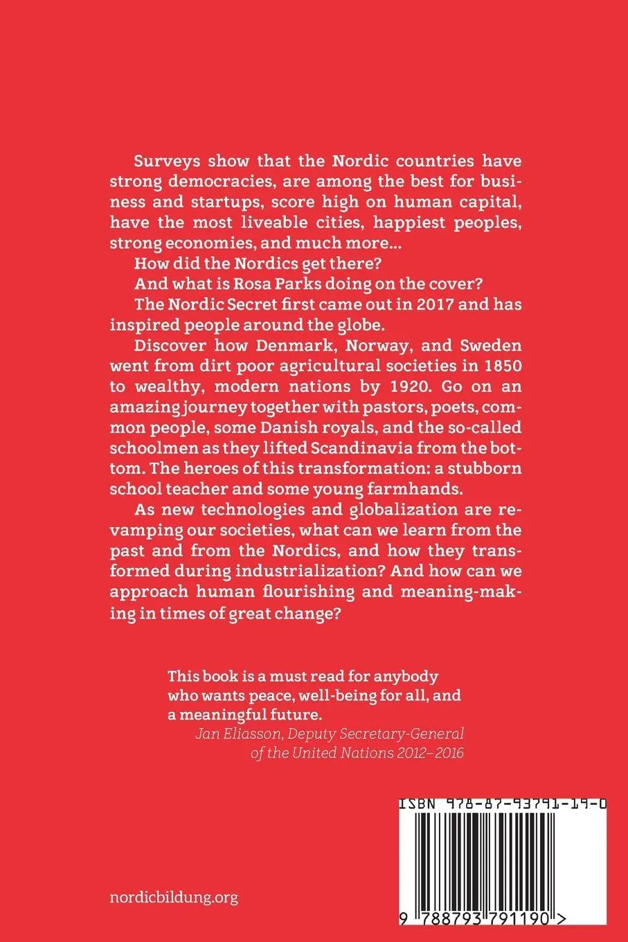 Rückseite: 9788793791190 | The Nordic Secret | A European Story of Beauty and Freedom | Andersen