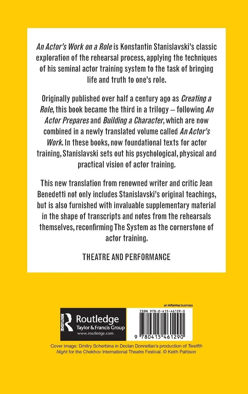 Rückseite: 9780415461290 | An Actor's Work on a Role | Konstantin Stanislavski | Buch | Englisch