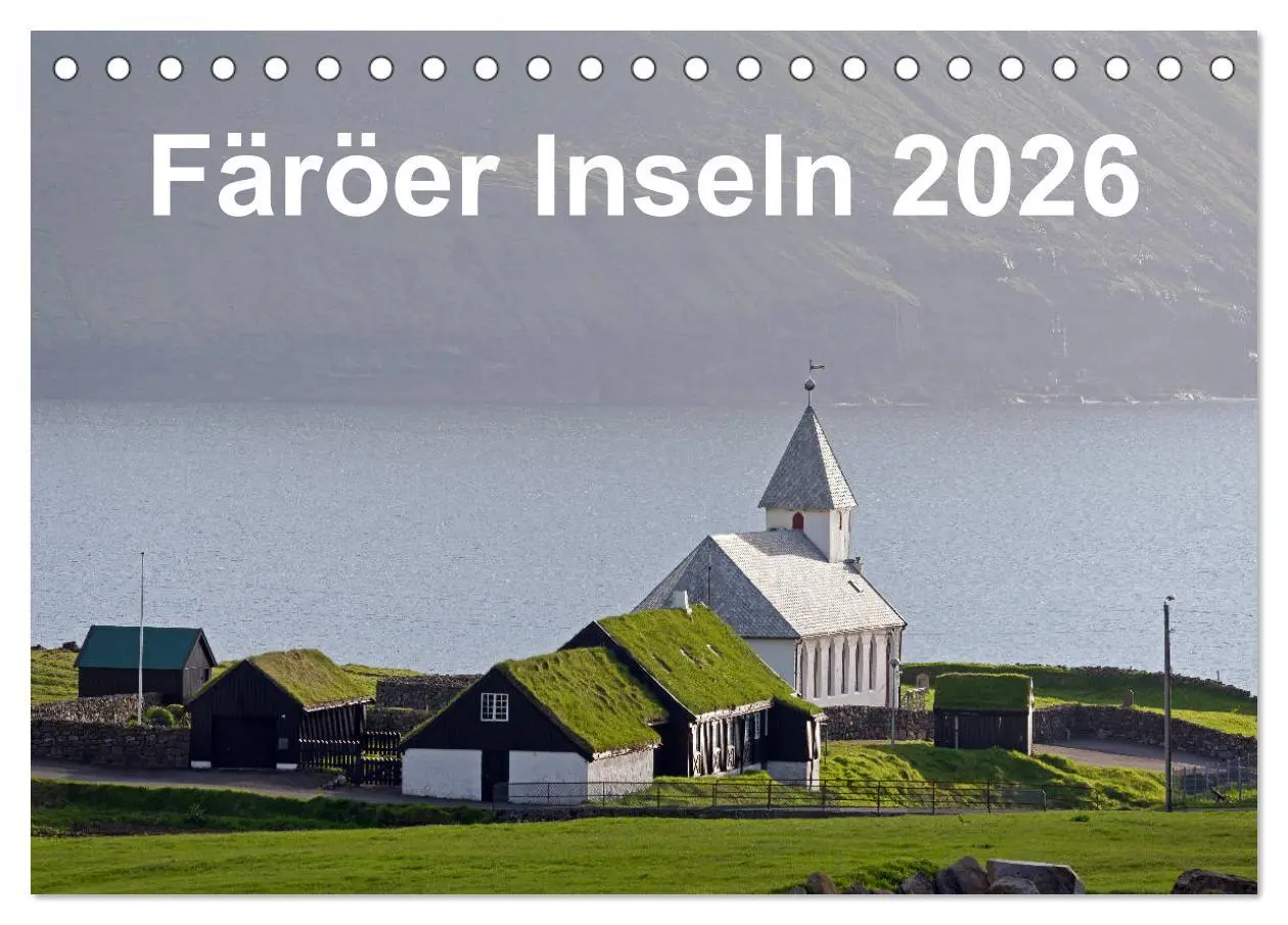 Cover: 9783457811290 | Färöer Inseln 2026 (Tischkalender 2026 DIN A5 quer), CALVENDO...