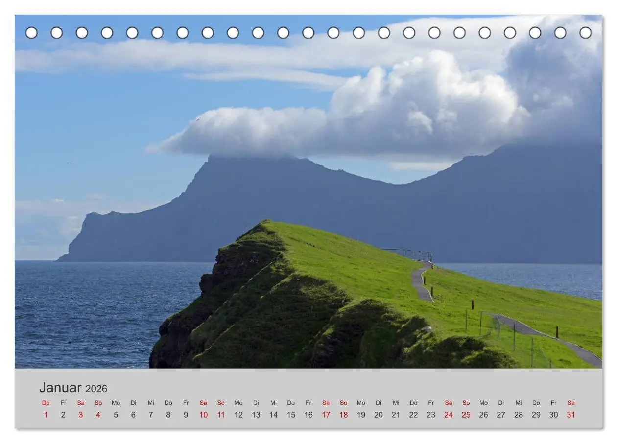 Bild: 9783457811290 | Färöer Inseln 2026 (Tischkalender 2026 DIN A5 quer), CALVENDO...