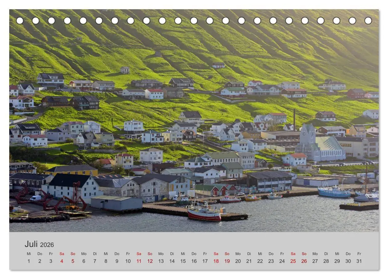 Bild: 9783457811290 | Färöer Inseln 2026 (Tischkalender 2026 DIN A5 quer), CALVENDO...