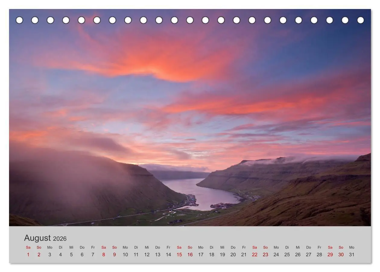 Bild: 9783457811290 | Färöer Inseln 2026 (Tischkalender 2026 DIN A5 quer), CALVENDO...