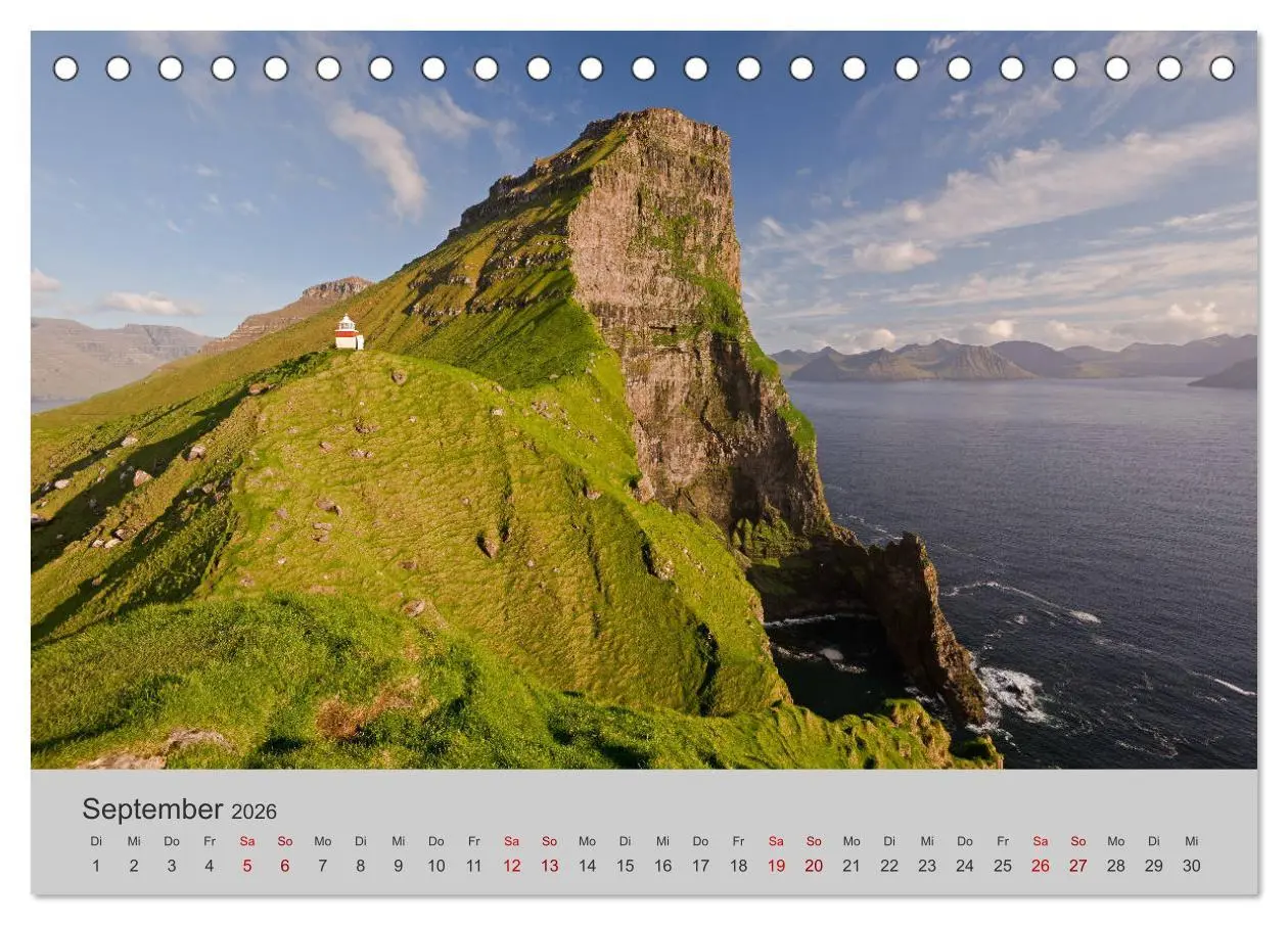 Bild: 9783457811290 | Färöer Inseln 2026 (Tischkalender 2026 DIN A5 quer), CALVENDO...