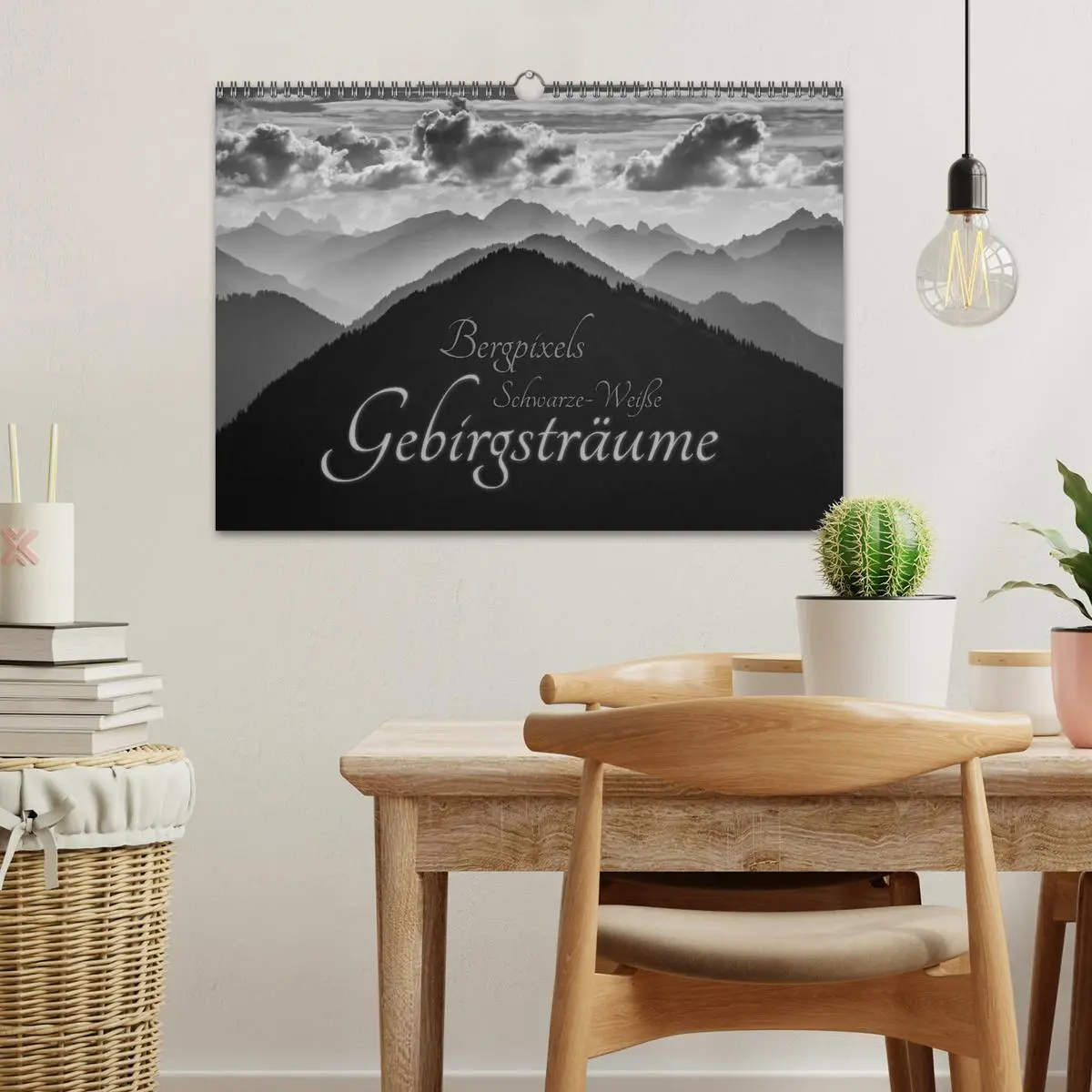 Bild: 9783516071290 | Bergpixels Schwarz-Weiße Gebirgsträume (Wandkalender 2026 DIN A3...